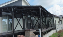 三重県いなべ市M様邸　ウッドデッキ新設工事