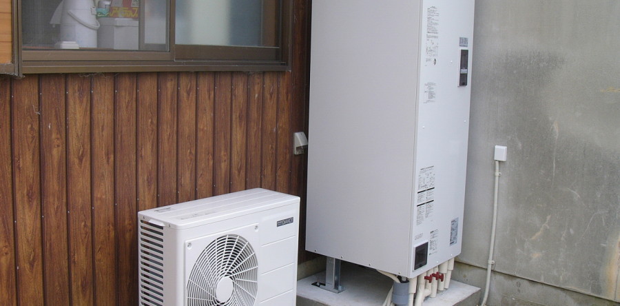 三重県K様邸　エコキュート設置工事