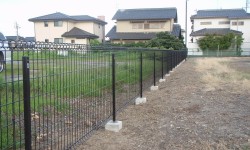 コミュニティ会館　フェンス取替工事　完成しました。